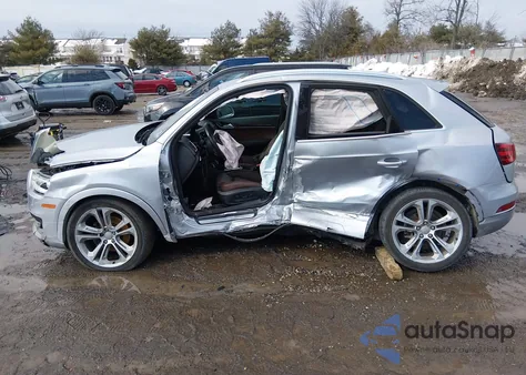 2015 Audi Q3 2.0T Premium Plus z USA, uszkodzony, nr VIN WA1GFCFSXFR006250